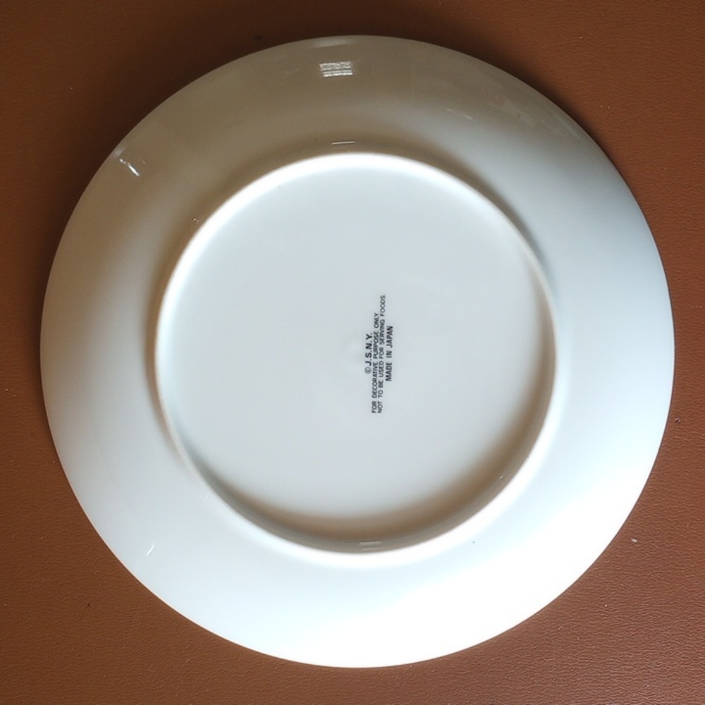 Vintage Porcelain Cat Gift Plate for Sisters! Kittens & Flowers. Gold Edging - Picture 4 of 5